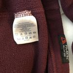 Lands' End  Womens Fleece Jacket Cinch Waist Full Zip Pockets Purple XS Photo 5