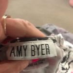 Amy Byer  Size 16 pink white and brown floral skirt Photo 7