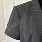 Style & Co . Black Pinstripe Women's Blazer, Size 14 Petite Photo 2