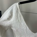 Meshki  White Long Sleeve Coverup Dress Photo 4