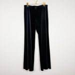 Jude Connally Trixie Black Stretch Velvet Wide Leg Pull On Pants‎ Size Small Photo 3