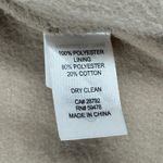 Joie  Fleece Shirt Jacket Button Front Relaxed‎ Fit Shacket Tan Beige Size S Photo 7