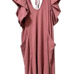 Anthropologie Daily Practice Pink Cotton Ruffle Puffy Boho Nap Dress Women XL Photo 0
