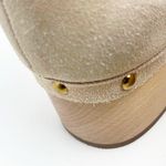 J.Crew Suede Leather Upper Faux Fur Lined Clog Studded Boots, Size 12 Photo 6