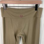 PINK - Victoria's Secret Victoria's Secret PINK Cotton Foldover Flare Legging Size Medium Olive Green Y2K Photo 7