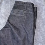 Banana Republic  Black Flared Stretch‎ Jeans Women's Size 0 Denim Mid Rise Photo 3