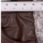 Abercrombie & Fitch  Pants 31 / 12L Womens 90s Straight Curve Love Brown Leather Photo 2