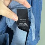 Zac & Rachel Blue Chambray Denim Tunic Button Up Shirt Photo 5