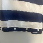 BCBGeneration Navy Blue and White Stripe Silky Sailor Shorts Size 2 Nautical Photo 2