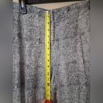 Kenar Black and White Ankle Cropped Pants Photo 3