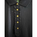 Ralph Lauren Shabby Chic Lauren Womens 1X Ruffle Pleated Polo Shirt Old Stock Photo 1