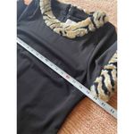 Julie Brown  NYC Vintage Retro faux leopard black sheath cocktail  women’s dress Photo 2