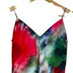 Adam Lippes  Watercolor Blurred Floral Print Satin Slip Midi Dress Size 4 Photo 6