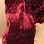 Bebop  crushed red velvet romper size small cute festival y2k Photo 9