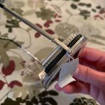 Authentic BOUCHERON 54 glitter oversized Square Swarovski crystals sunglasses Silver Photo 2