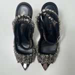 Alexander McQueen  Punk Swarovski Crystal Embellished Ankle Strap Sandals Heels Photo 6