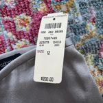 Carmen Marc Valvo Gorgeous  dress pant in beautiful silver Photo 2