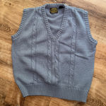 Vintage Gray Sweater Vest Size L Photo 0