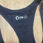 ZYIA ACTIVE | Black Racerback Striped Athletic Gym Workout Tank Top, Size S Photo 5