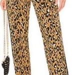 Diane Von Furstenberg  Leopard Print Trousers Size 6 Photo 0