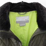 Nike Quilted Jacket With Faux Fur Collar Photo 5