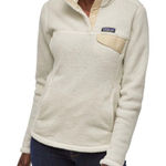 Patagonia Re-Tool Fleece $120 Snap T Beige Jacket Ivory Small Photo 0