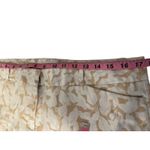 Liz Claiborne  Emma Dress Pants Leaf Print Pockets Straight Leg Cropped Tan Sz 12 Photo 6