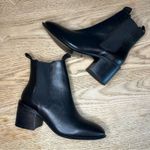 Tony Bianco  Hampton Black Leather Point Toe Chelsea Ankle Boots Women's Size 6.5 Photo 5