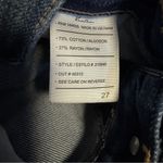 KanCan Dark Drape Ripped High Rise Wide Leg Jeans women's 27x32 NWT distressed Blue Size 27 Photo 10