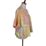 Fantastic Fawn  Top Medium Multicolor Short Sleeve Y2K Festival Retro Aesthetic Photo 1