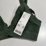 Urban Outfitters  Olive Waffle Knit Bralette NWT Photo 4