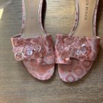 Donald Pliner Frances Slide Sandal Salmon Pink Crystals Size 6 Party Metallic Photo 4