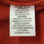 Love Ellie Orange Sweater with Criss Cross Back Size XS Rust Orange Fall Sweater Photo 7