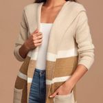 Lulus Striped Cardigan Photo 0