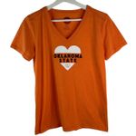 Life is Good Sz S T-Shirt Classic Fit Cool Tee OSU Oklahoma V-Neck Short Sleeve Photo 0