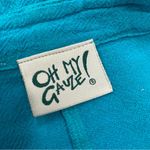 Oh my Gauze blue button long sleeve Top Lagenlook boho beach Size M Photo 4