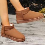 DSW Women’s Size 9 The Classic Mini Brown Boots Ankle Chelsea Winter Boots NEW Photo 1