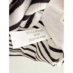 J Crew Factory | NWT | Striped ribbed tank top White Black | Sz S Photo 5