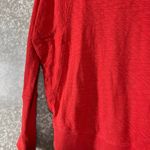 Lucy & Laurel  Orange Dolman Scoop Neck Knit Top - Size Medium - Long Sleeve Photo 2