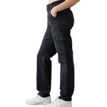 American Eagle Cargo Pant Women 10R Black Gorpcore Baggy Grunge 90s Punk Cotton Photo 9