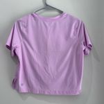Lululemon  Pink Crop Tee Shirt Photo 1