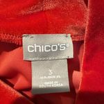 Chico's Chico’s Tank Top Women’s Sz 3 (XL) Velvet Office Party Holiday Mock Neck Photo 2