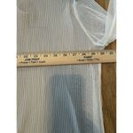 Sheer Smock Neck And Wrist Victorian Blouse Shirt Women's Medium Crinkle Stretch Photo 8