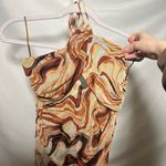 En Saison Esther Ruched Halter Neck Cutout Midi Dress Size M Photo 6