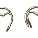 Silver Heart Non Piercing Ear Cuff Earring Photo 0