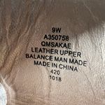 Marc Fisher Sakae Leather Wedge Slingback Espadrille Sandals Soft Gold Size 9W Photo 4