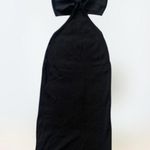 The Drop Minimalist  Black Cutout Bodycon Maxi Dress Women's Size M Photo 1