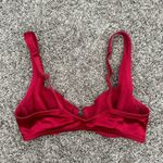Cacique  lingerie satin red underwire front clasp bra size 34B Photo 2
