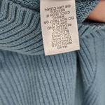 J. Jill Rib Knit Boat Neck Pullover Sweater Long Sleeve Light Blue Size Large L Photo 6