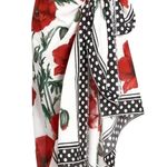 Andrea’s Deals NWT AD Floral Pattern 2 Piece Swimsuits Red Multi Photo 2